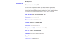 Desktop Screenshot of moneytalk.in